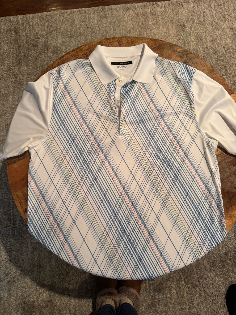 Large men’s Greg Norman golf polo